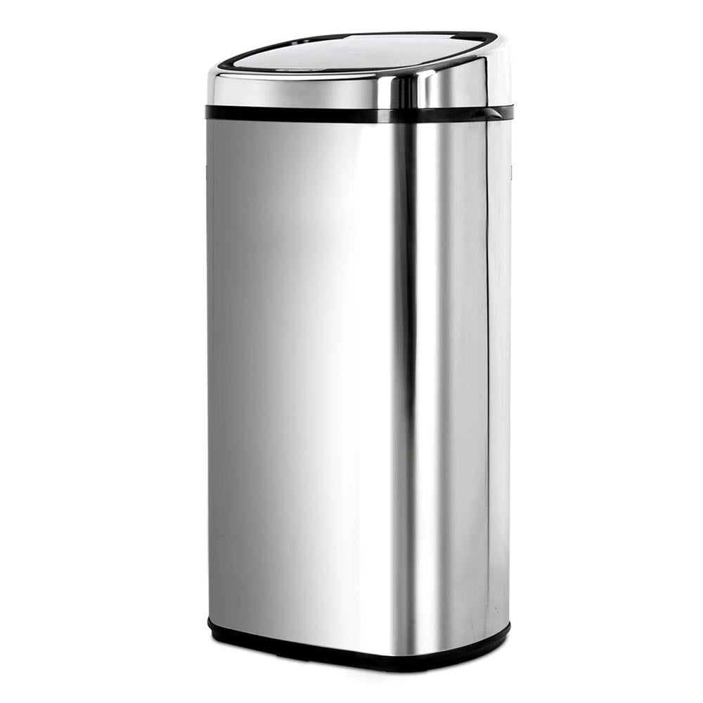 NNEDSZ 68L Stainless Steel Motion Sensor Rubbish Bin